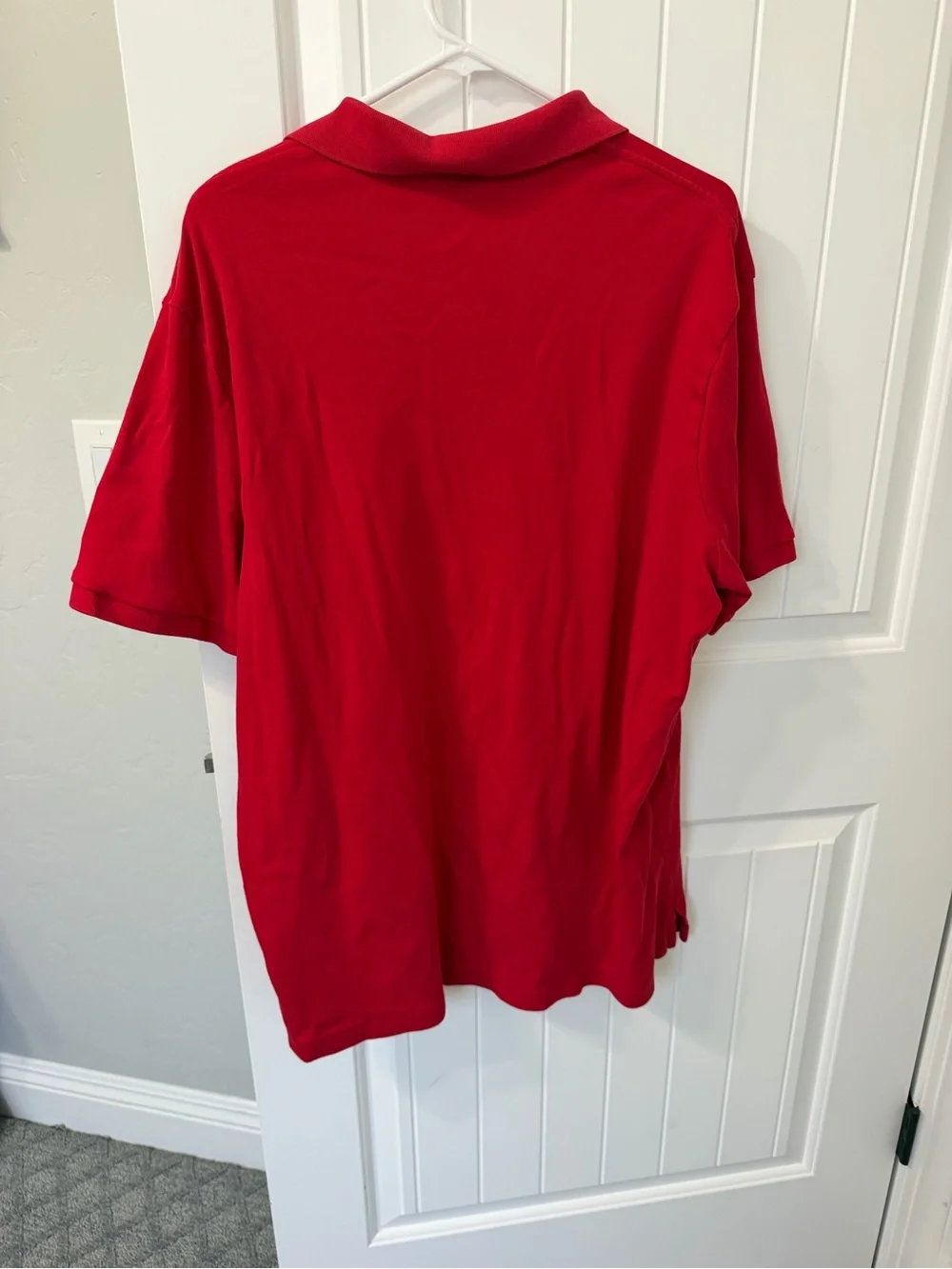 Ralph Lauren Men's Red Polo Shirt with Embroidered Pony